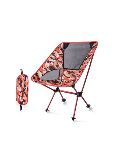 Ambition Çok Fonksiyonlu Minder Açık Plaj Sandalyesi Mekan Açık Kırmızı