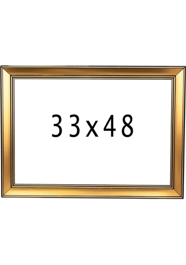 Avukatlık Ruhsatname Çerçevesi - 33x48cm Gold