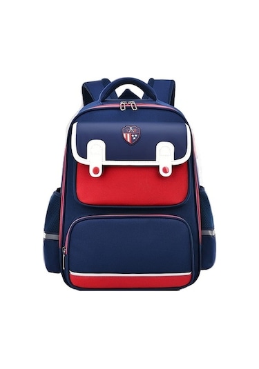 My Topped Okul Çantası Sınıf Çocuk Okul Çantası 2023 Yükü Azaltan Omurga Korumalı Su Geçirmez Aşınmaya Dayanıklı Sırt Çantası 5 Kırmızı