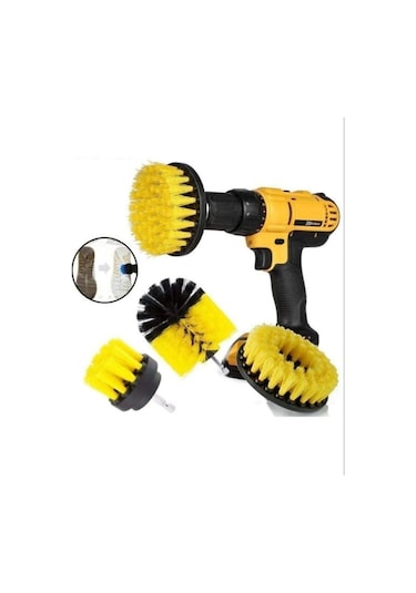 İsgstore 8 Parça Araç Iç Ve Dış Matkap Ucu Uyumlu Detaylı Bakım Fırça Temizleme Seti