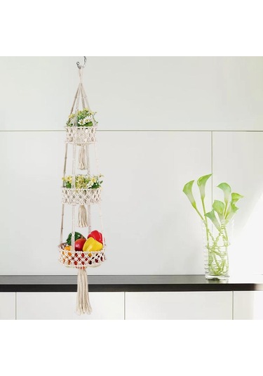 Suntek Mutfak Halatı Dokuma Duvar Saklama Sepetleri Için 3