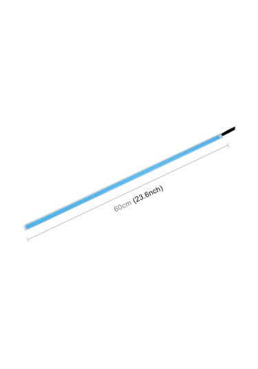 Rgb Kumandalı Far Kaşı Üstü Kayar Led Audi Stil 60Cm 7  Renk