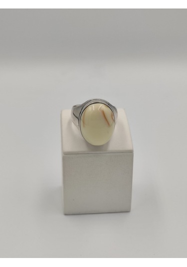 Bilardo Topu Kasa Sade 925 Ayar Gümüş Erkek 24 Mm Yüzüğü