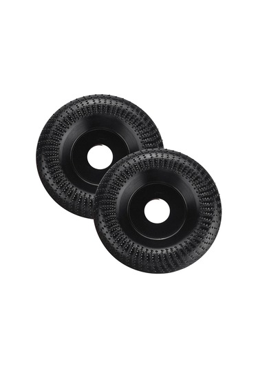 Kosona Köşe Fırçası Taşlama Diski 100mm, Ahşap Taşlama, 22mm Delik Çapı, Siyah, 2 Adet Paket