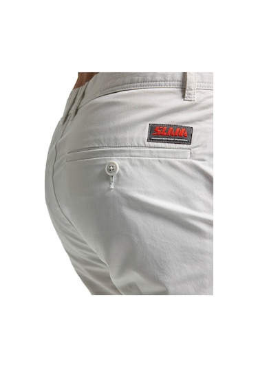 Slam Slam Deck Lgt Chino Shorts Erkek Beyaz Şort W03