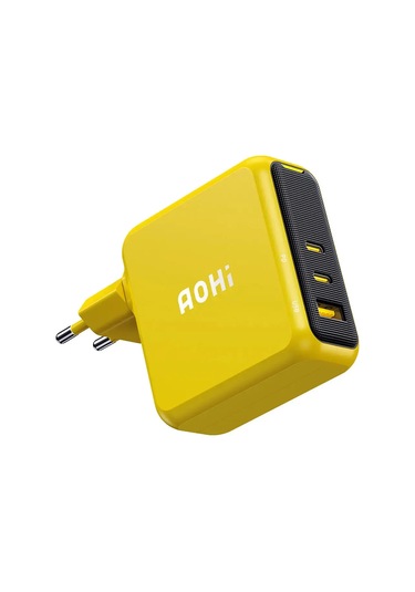 Aohi Magcube 140w 3 Portlu Şarj Adaptörü, 140w 1m Pd 3.1 480mbps Süper Hızlı Şarj/data Kablosu Seti