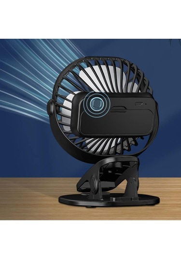Clipon Fan, Usb Küçük Fan, Usb Kablosu İle Güçlendirildi, 3 Hız, Ofis Yatak Odası Masaüstü Pembe İçin Sessiz Elektrikli Fan