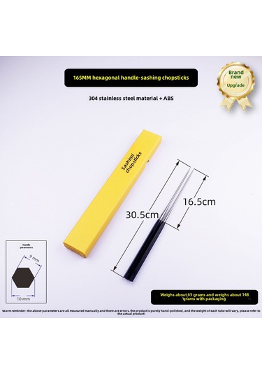 Suofeng Japon Mutfağı İçin Paslanmaz Çelik Uçlu Çubuklar - Sushi, Sashimi, Tempura Ve Akdeniz Yemekleri İçin 165mm Altıgen Saplı Profesyonel Çatal Diğer
