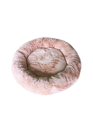 Peluş Silikon Elyaflı Köpek Yatağı 50 x 50 x 17 CM Çok Renkli