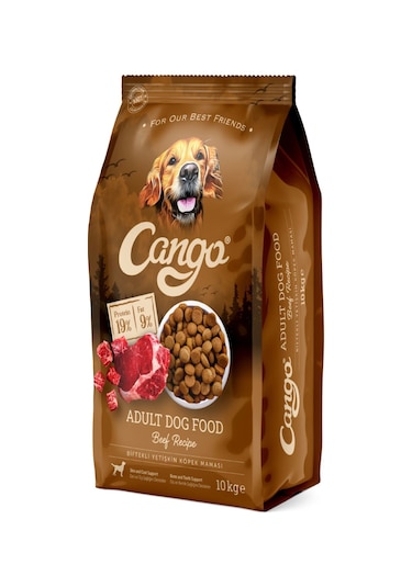 Cango Etli Biftekli Yetişkin Köpek Maması 10 KG
