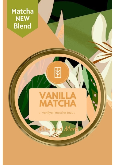 Mim and More Vanilya Matcha Tozu Teneke Kutu 25 G