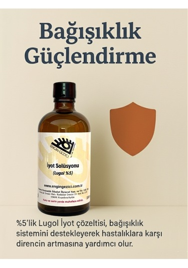 Engin Gezici %5 Lugol İyot Çözeltisi 100 ML