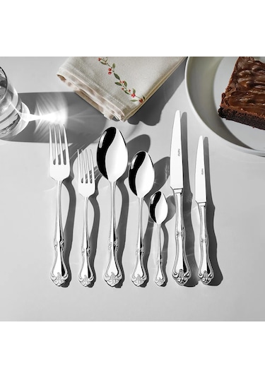 Nehir Lalezar Sade 12 Kişilik 89 Parça Kutulu Çatal Kaşık Bıçak Takımı