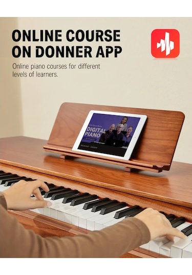 Donner Ddp-80 Pro Solid Wood Dijital Piyano