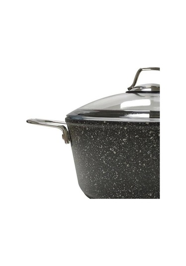 Black Line Derin Tencere - 24 Cm Siyah