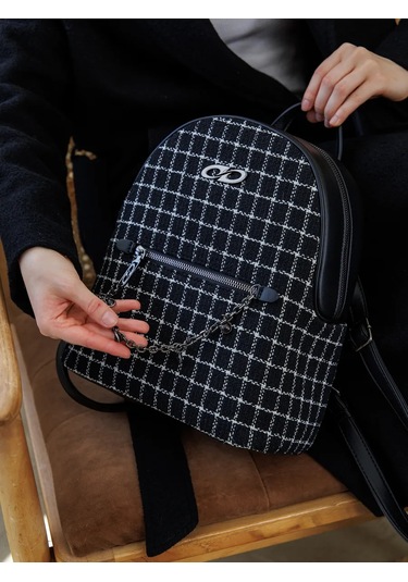 Kari Şehir A5 Deri Sırt Çantası 463477531 Siyah