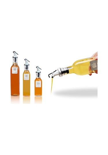 Ranyeek Mutfak Yağ/şoya Damlaticı, Basma Kontrollü, Cam Şişelere Takılabilir, Dayanıklı Abs Malzeme, Mutfak Aksesuarı Diğer