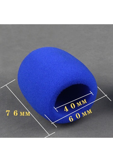 Gajeena Mikrofon Korumalı Kılıf: Ktv Ev Kullanıma Uygun Rüzgar/sprey Engeli, Sünger + Silikon Dört Köşeli Uç Kapağı, Siyah