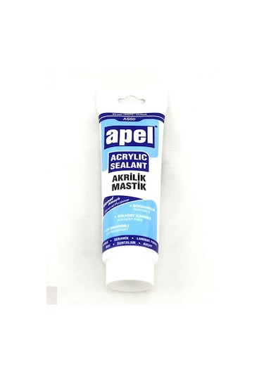 Apel Beyaz 200 Gr Tüp Akrilik Mastik (Apel.103) Beyaz