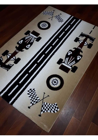 Saray Çocuk 12611J Yarış Araba 125X180 Cm Çok Renkli