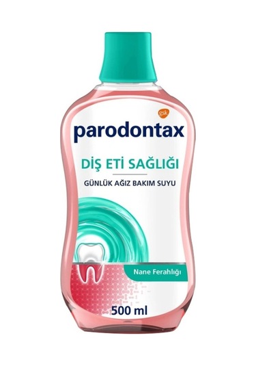 Parodontax Günlük Diş Eti Bakım Ağız Çalkalama Suyu Nane 500 ML