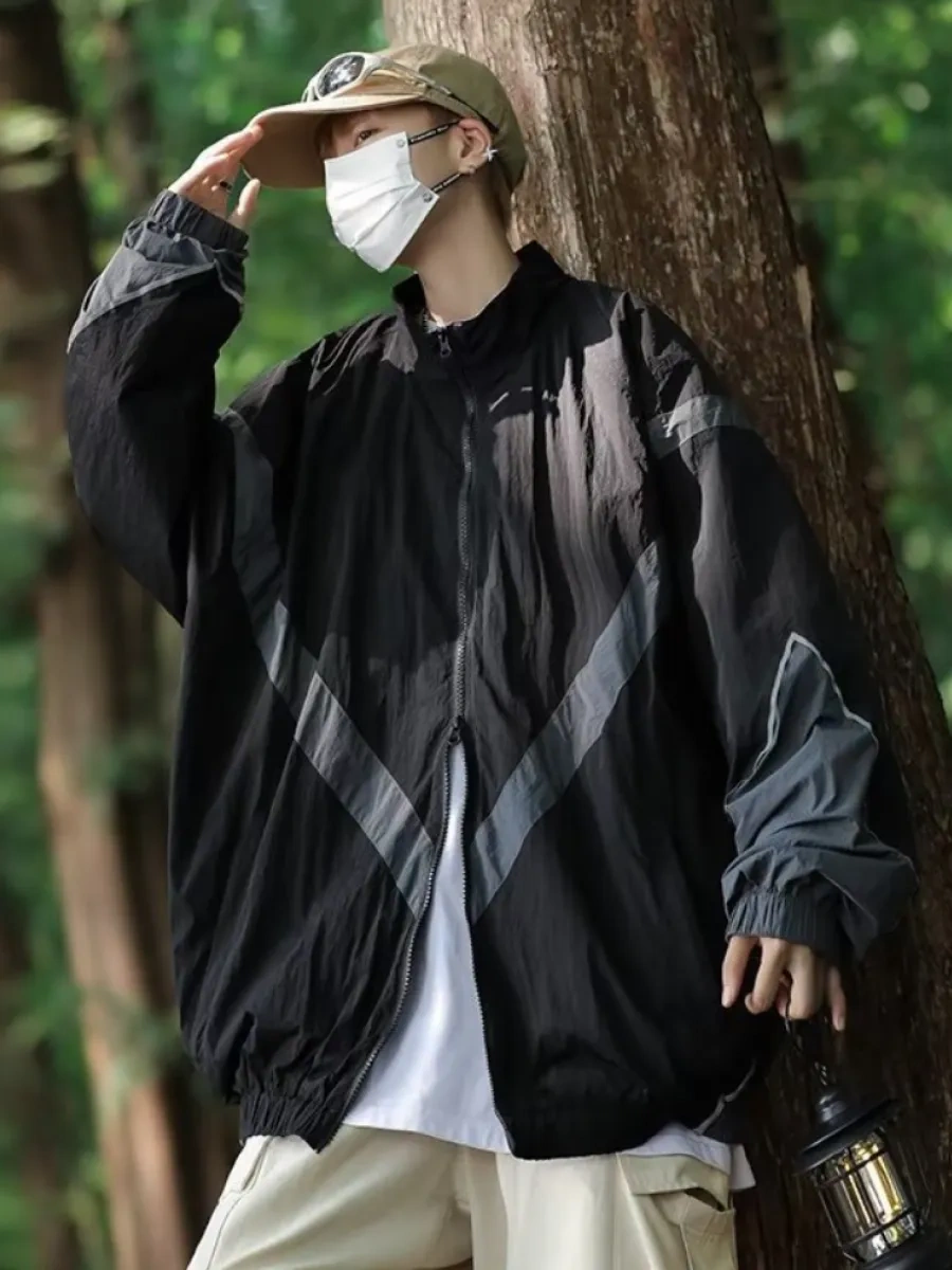 Retro 90'lar Oversize Vintaj Y2k Rüzgarlık 430650839 Siyah