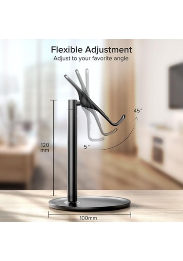 Gümüş Vaorlo Telefon Tutucu İpad Tutucu Canlı İzlemek İçin Film Telefon Braketi iPhone Uyumlu 11pro 12 Xiaomi Huawei