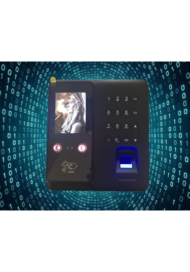 Yüz Tanıma Parmak İzi Şifre Personel Geçiş Sistemi Program Dahil