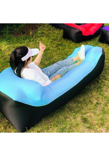 Suntek Şişme Şezlong Yetişkinler Ve Çocuklar Için Trend MAVI
