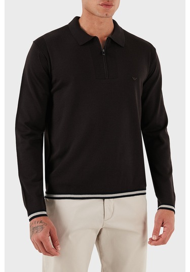 Emporio Armani Erkek Kazak Em001512 Af14158 U6280 Koyu Kahve Koyu Kahve