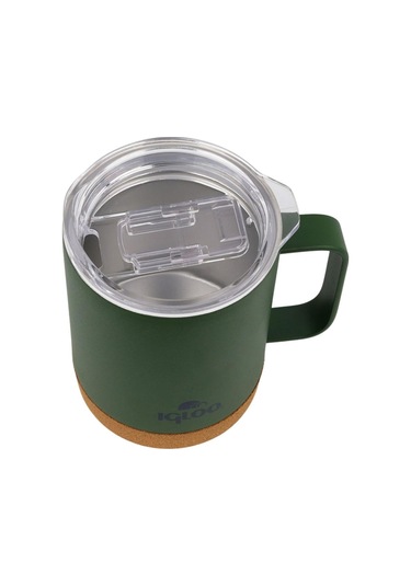 Çelik Mug Termos - Igloo - Cork - 350ml - Haki - 205696 Diğer