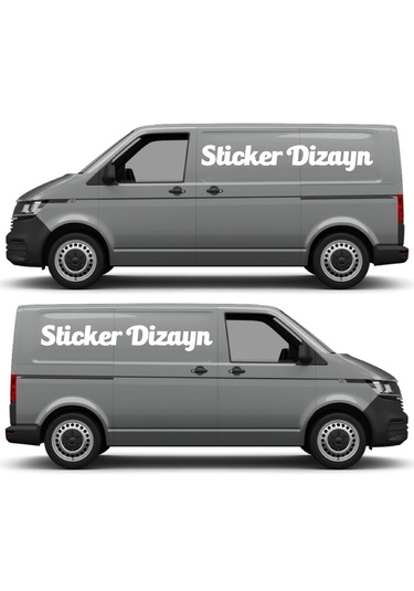 Kişiye Özel Yazı - 2 Adet Isim Soyisim Yazı - Araba - Oto - Araç -motosiklet - Karavan Sticker Etiket 00096 30 Cm