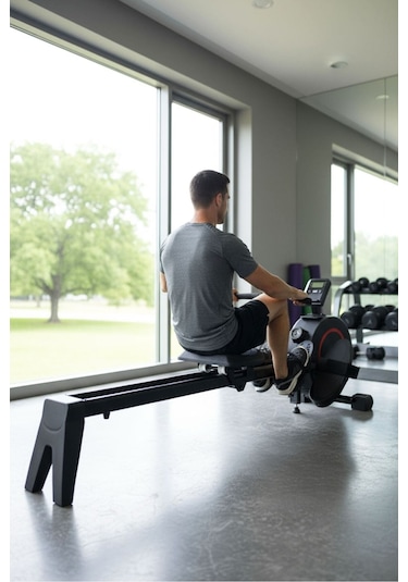 T-231 Manyetik Kondisyon Küreği / Paslanmaz Çelik / 8 Kademeli Direnç Ayarı / 68 Cm Ray Uzunluğu