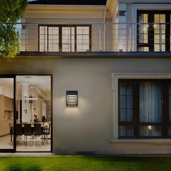 Tongxida Güneş Enerjili Duvar Işığı, Ip54 Su Geçirmez, Bahçe Çit Işıkları