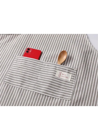 B&l Home Cepli Mutfak Önlüğü Hediyeler İle 202116387 Gri