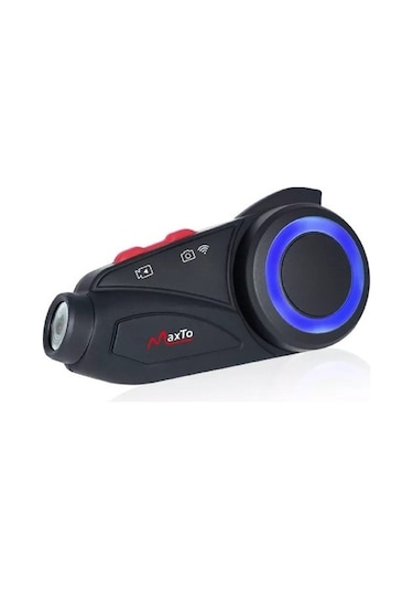 Maxto M3S 2k Hd 1440P Kameralı Intercom Motosiklet Kask Intercom