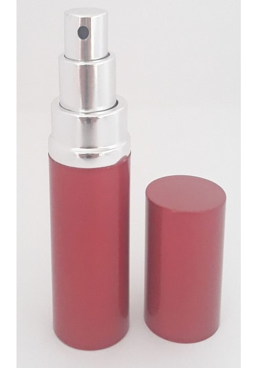 Parfüm Şişesi 20 Ml 5 Adet Alüminyum Kırmızı Boş Şişe