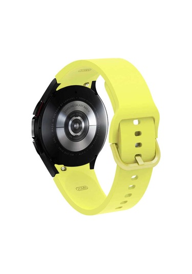 Galaxy Watch 4 44mm Krd-50 Uyumlu Kordon Lumena Beyaz