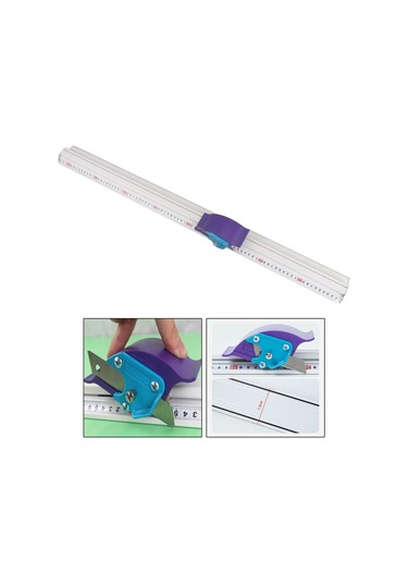 Suntek Magideal Fotoğraf Pvc Pet Kesici Cetvelli Kurulu Için Manuel 100cm