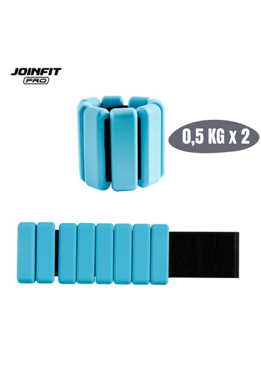 Joinfit El Ve Ayak İçin Bilek Ağırlığı 0,5 Kg 2 Adet Mavi