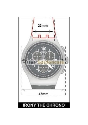 Swatch Yos Model 24mm Siyah Silikon Saat Kordonu