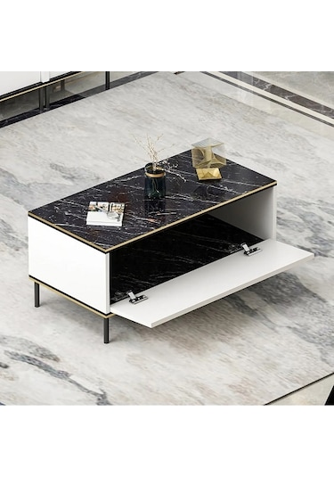 Orta Sehpa Kozan Beyaz Gold