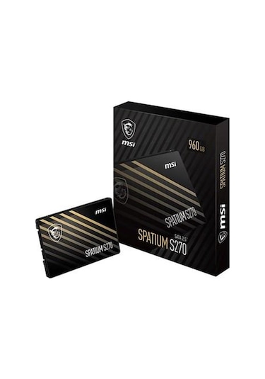Msı 960gb Spatıum S270 500-450mb/s Ssd Sata-3 Disk
