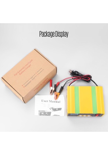 Symbee "12v/24v Akıllı Şarj Cihazı - Otomatik Tamir Modlu Dijital Gösterge İle Araç Ve Motosiklet Aküsü İçin"