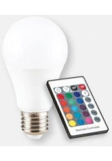 Uzaktan Kumandalı Rgb Renk Değiştiren E27 Duylu Led Ampul Ct- 4058