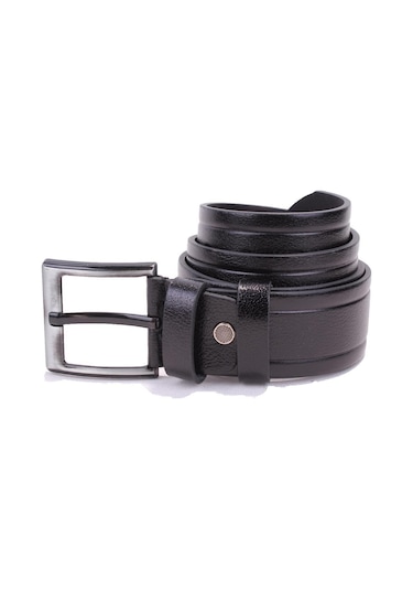Dagoster 4.5 CM Hakiki Deri Erkek Kemer Siyah DMK26-462DG Siyah