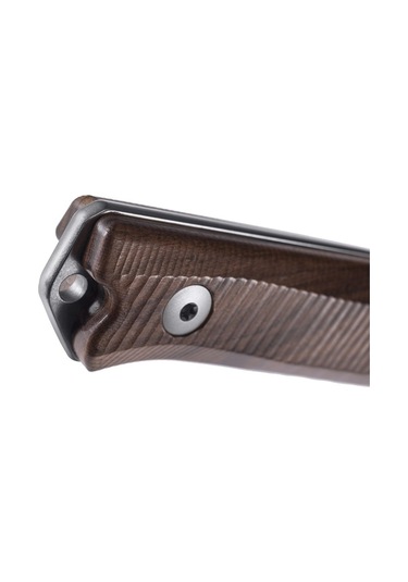 Lionsteel B40 Wood Santos Wood Bıçak Kahverengi