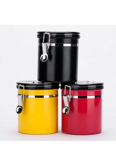 Suntek Egzoz Valfli Paslanmaz Mühürlü Can Çay Şeker Kavanoz