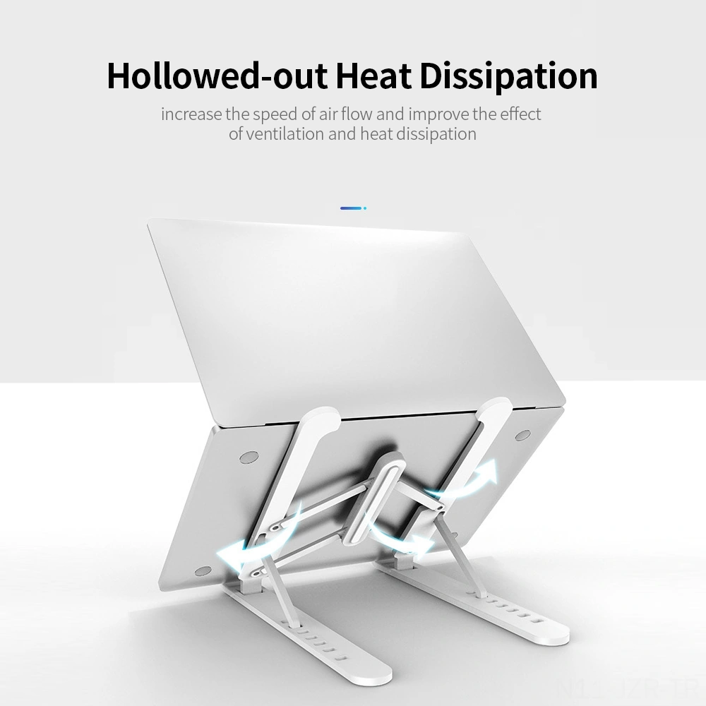 Geeroyoo 11-17 İnç Laptop Ve Tablet İçin 6 Seviye Yükseklik Ayarlı Çiftlevlenebilir Soğutma Standı - Pembe