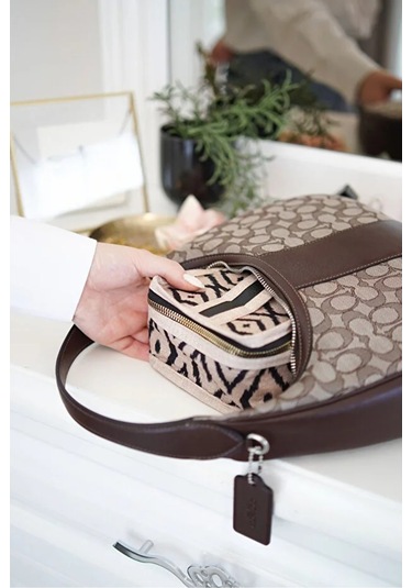 Bohe Seyahat Takı Makyaj Düzenleyici Çantası Mini Çanta